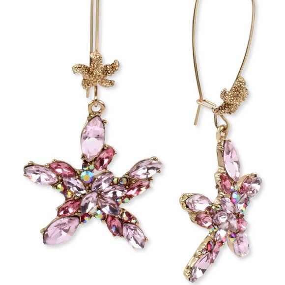 Betsey Johnson Jewelry - Betsey Johnson  Starfish Linear Drop Earrings
